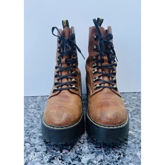 ankle boots dr martens leona faux fur boots